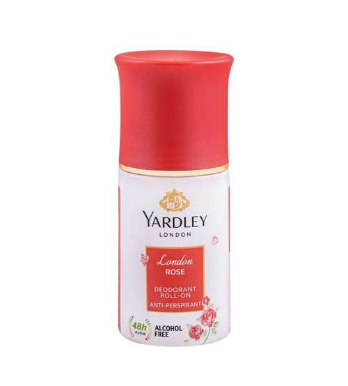 Yardley London Rose Roll-On Anti-perspirant